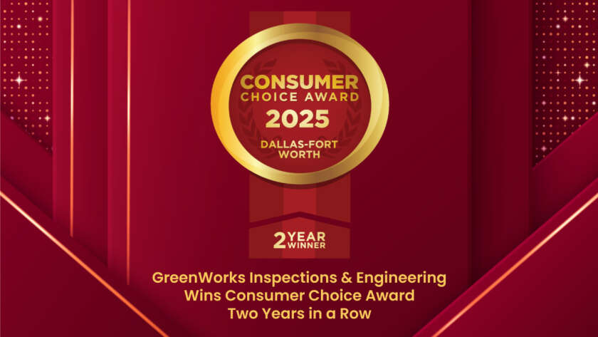 GreenWorks Inspections & Engineering Wins Consumer Choice Award Two Years in a Row
